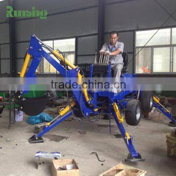 Mini Excavator Manufacturer Factory Direct RXDLW-13 13hp Gasoline Engine Towable Backhoe Quality Choice