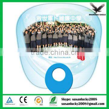 Promotional O ring Handle PP Fan (directly from factory)