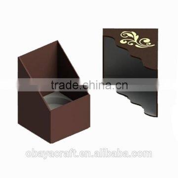 CUSTOM LOGO HIGH END PAPER WOODEN PERFUME GIFT BOX