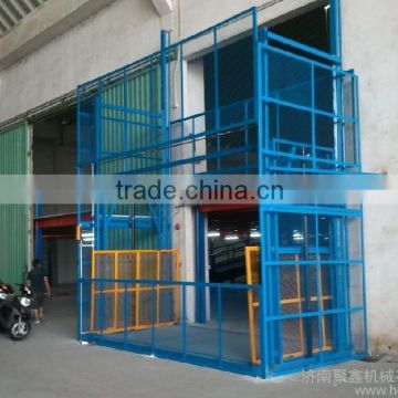 Hydraulic warehouse cargo lift platform