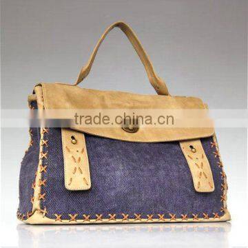 y301-2013 Fashion canvas tote bag Designer portfolio purple bag                        
                                                Quality Choice