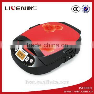 Red Square Dismountable Electric Pan