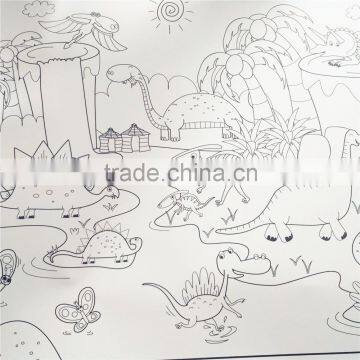 OEM Cartoon Graffiti 1.52x30m,children Use Erasable Whiteboard Film photo-2