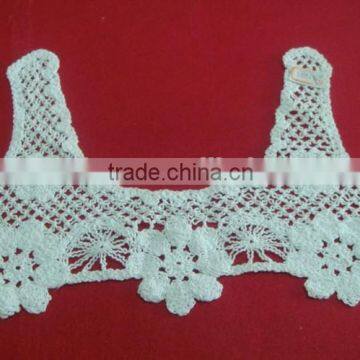 Quality top sell floral lace crochet collar