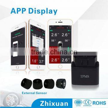 Car tpms bluetooth sensor External universal TPMS for cars tire pressure sensor                        
                                                Quality Choice