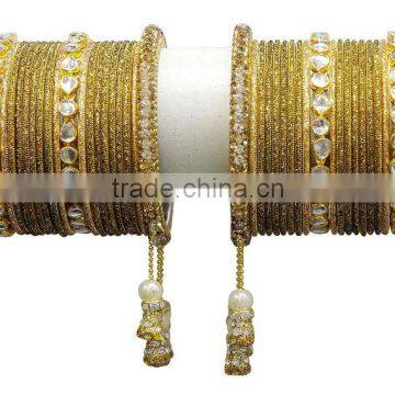 Indian Bollywood Costume Wedding Wear Cute Bangles Set For Girls & Women