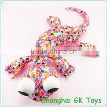 Colorful Spandex Toy Microbeads Gecko Toy