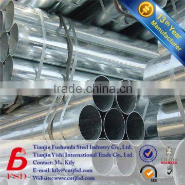 Q235 BS1387 Pre Galvanized 2 Inch Steel Pipe