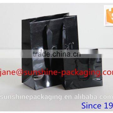 OEM printing Luxury paper shopping bag