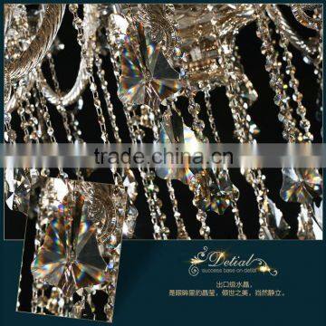 China Wholesalers Modern Pendant Light Cognac LED Crystal Chandelier Big Glass Chandeliers Hanging Lamp Lighting CZ3010/16+8 photo-6