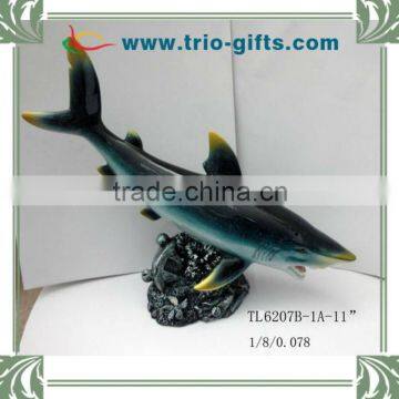 Wholesale New Stytle High Quality Polyresin Souvenir Shark Statue