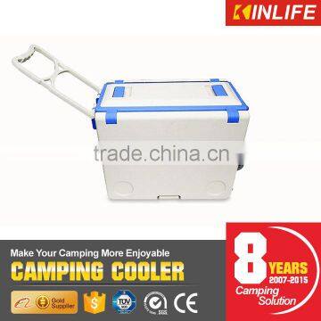 Portable Camping Ice Cooler Box With Fold-able Desk And Table Quality Choice photo-4