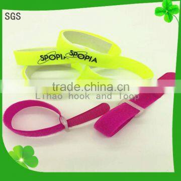 100% Nylon hook and loop fastener straps with buttons