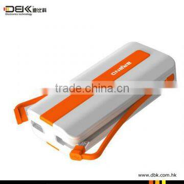 New design 6400mah portable power bank without unnecessary accessories