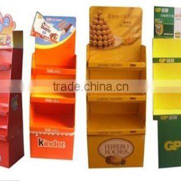 Floor Paper Point Of Sale Display , Point Of Sale Display For Foods