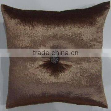 Silk velvet cushion