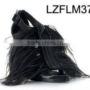 Decorative Ostrich Feather fringe trim LZFLM37