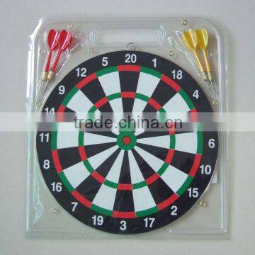 flat paper dartboard