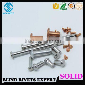 GALVANIZED DOME HEAD STEEL SOLID RIVETS photo-2