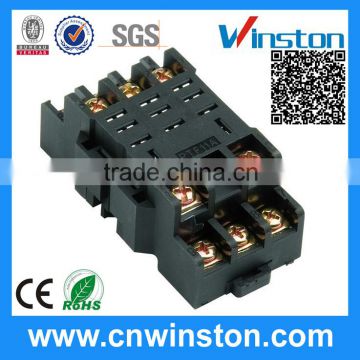 PTF11A General Purpose 11 PIN 300VAC 12A Connecting Electric Contact Relay Socket with CE