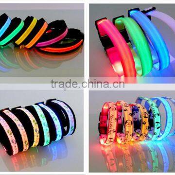 Wholesale promotion led dog collar,provide customized