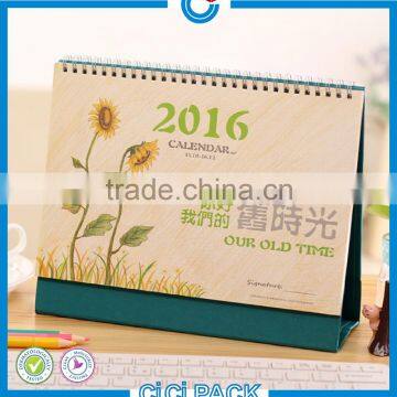 Wholesale Colorful flower calendar 2017 company promotional calendar printing for hot sale