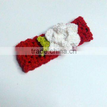 Fashion Crochet Headbands with flower for girls ,baby headbad