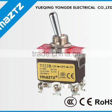 CE Approved 15A 110V 6pins 3-way Toggle Switch photo-2