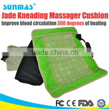 Sunmas HOT jade heat therapy products portable massager cushion with heat