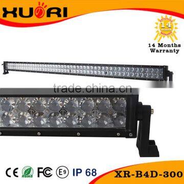 Off Road Car Accessories 4D Optic Reflector Dual Row Light Bar 3Watt New Products 4D Osram 300w Led Lights