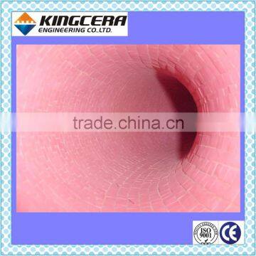 Kingcera Alumina ceramic lined pipe and elbow