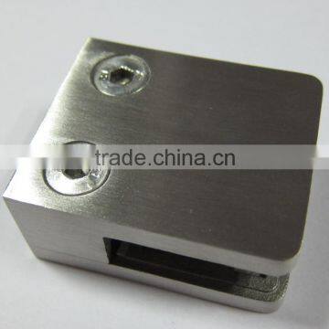 square glass panel holding clip spring loaded clamp/ pipe clamp price