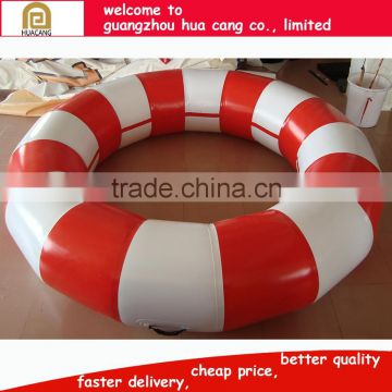 Hot sale water toys adults inflatable circle wholesale