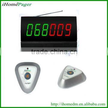 Wireless communication waiter reminding led display receiver system