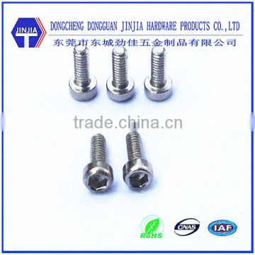 DIN912 stainless steel mini m1.6 cap screw