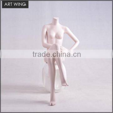 Headless Sitting Cheap Glossy Female Mannequins for Sale photo-3