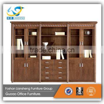 antique design wood office furniture wood flat file cabinet GF1187