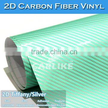 SINO CAR STICKER Glossy Black Car Wrap Film 2D Carbon Fiber Paper Roll photo-4