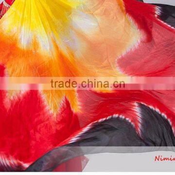 2016 New Arrivals Colorful Cheap Belly Dance Silk Veil 100% Real Belly Dancing Silk Isis Wings 250*114 cm photo-3