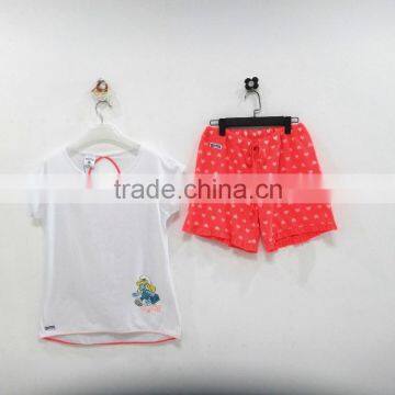 Leisure Simple Behind the Small Sexy With Refreshingly Loving Heart Shorts Pajamas Women photo-6