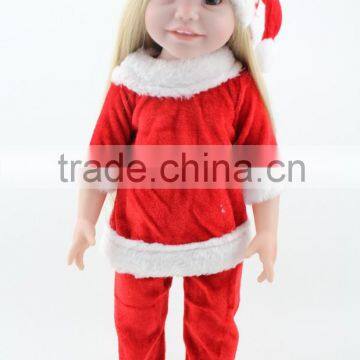 Christmas gift ideas for girls 18'' american girl doll in Christmas clothes set