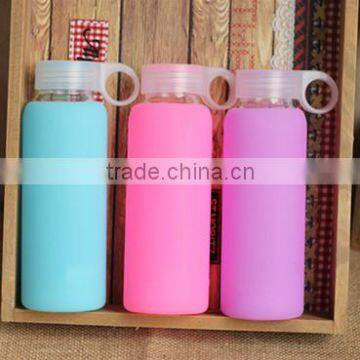 BPA Free Wholesale Glass Water Bottle Cover Silicone