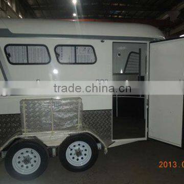 Chinese Imported horse floats 2 Horse Angle Load Customized design