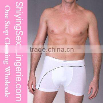 hot sex images White Asymmetric Trim Basic men underwear