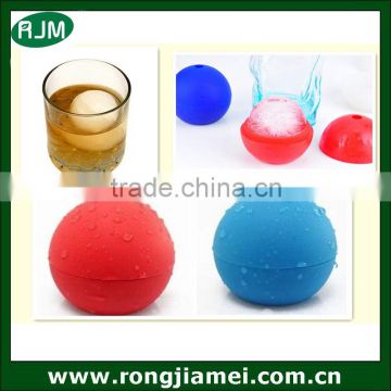 2014 cute round shape silicone ball shaped ice cube maker for sale