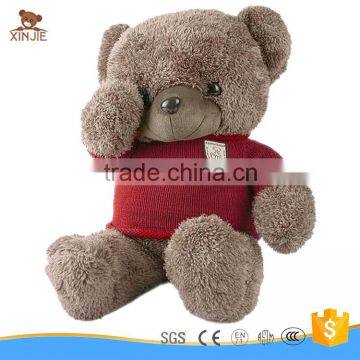 lovely big teddy bear plush toy for birthday gift