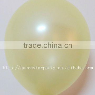 Natural latex helium balloon party balloon Neon color yellow