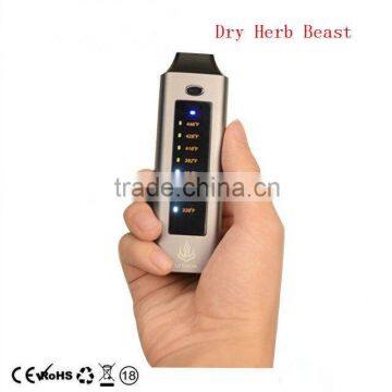 Smart new products vape dry herb vaporizer beast 2200mah strong vapor e cig