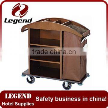 Hotel Metal Commercial Cleaning Trolley Manufacturer