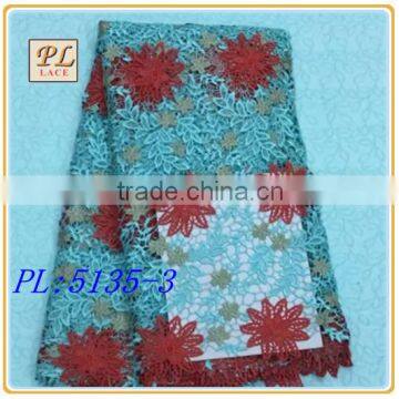 latest dress design african textile fabric lace for women african dry lace